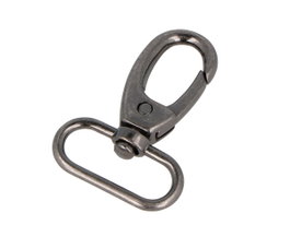 Innspiro Mousqueton à anneau ovale en zamak plata vieja 32 mm, lot de 3