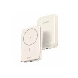 Ugreen Batterie Externe 10000 mAh Compatible MagSafe 20W - Charge Rapide Sans Fil - Crème