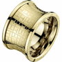 Tommy Hilfiger Bague en Acier Inoxydable Dorée Taille 52
