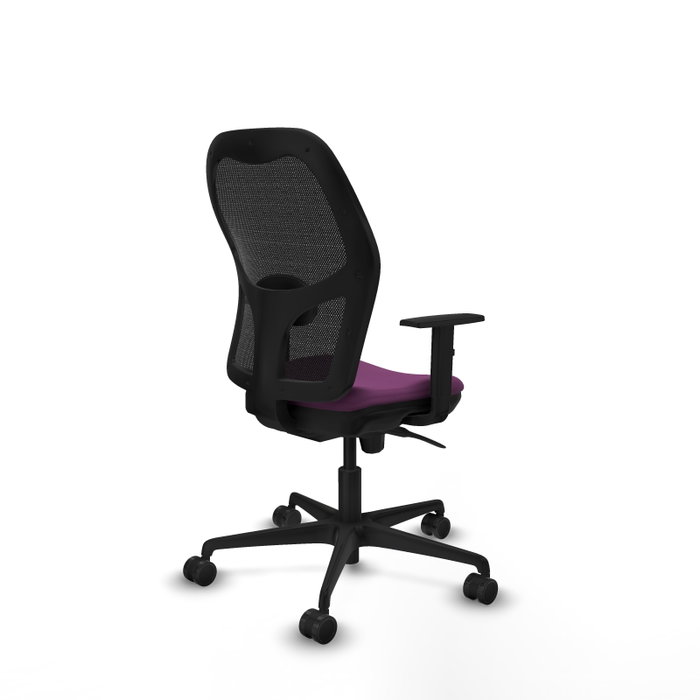 Piqueras y Crespo Chaise de Bureau Jorquera Violet et Noir Piqueras y Crespo Chaise de Bureau Jorquera Violet et Noir