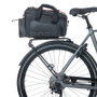 Basil Miles Sacoche de transport imperméable 36L Noir pour Porte-bagages Vélo avec Système MIK