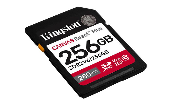 Kingston Canvas React Plus 256 Go SDXC UHS-II