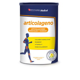 Forté Pharma ARTICOLAGENO Saveur Citron pour Articulations, Muscles et Os - Collagène, Acide Hyaluronique, Magnésium et Vitamine C - 349,5g