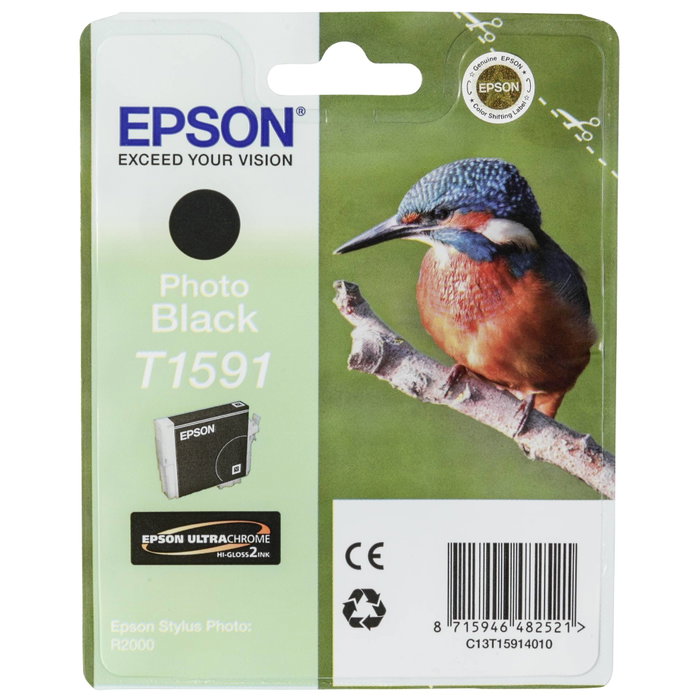 Epson Cartouche d'encre Photo Black T1591 de 17 ml