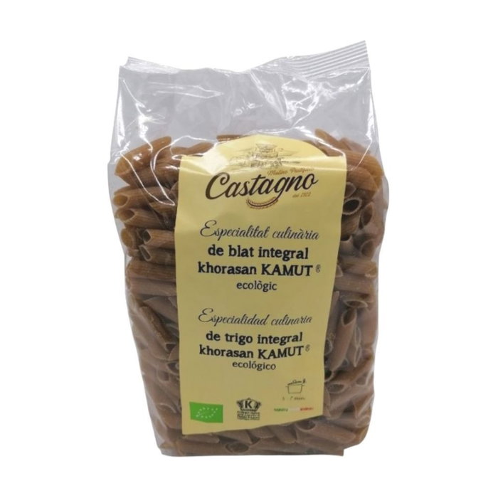 CASTAGNO Macarrones Khorasan Kamut trigo integral 500g ECO