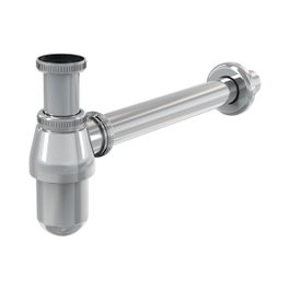 Prhie Siphon de bouteille en laiton chromé 1-1/4'' x 32 mm
