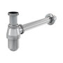 Prhie Siphon de bouteille en laiton chromé 1-1/4'' x 32 mm