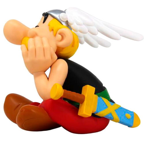 PLASTOY Figure Tirelire Asterix Assis - Astérix - Figurine de collection - 15 cm