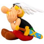 PLASTOY Figure Tirelire Asterix Assis - Astérix - Figurine de collection - 15 cm