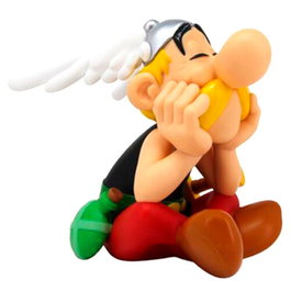PLASTOY Figure Tirelire Asterix Assis - Astérix - Figurine de collection - 15 cm