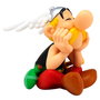 PLASTOY Figure Tirelire Asterix Assis - Astérix - Figurine de collection - 15 cm