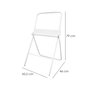 WOLFPACK LINEA PROFESIONAL Support Sol pour Rouleau de Papier Industriel Blanc