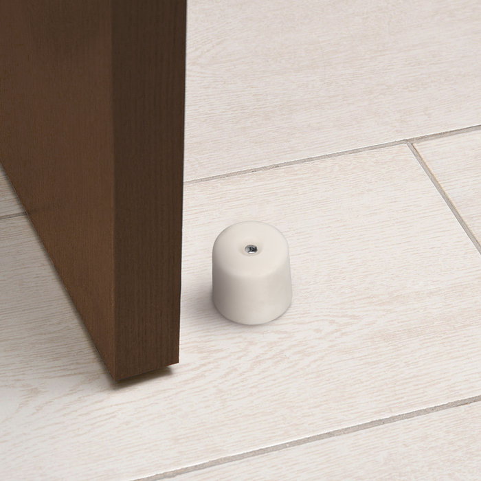 WOLFPACK LINEA PROFESIONAL Butoir de porte à visser blanc