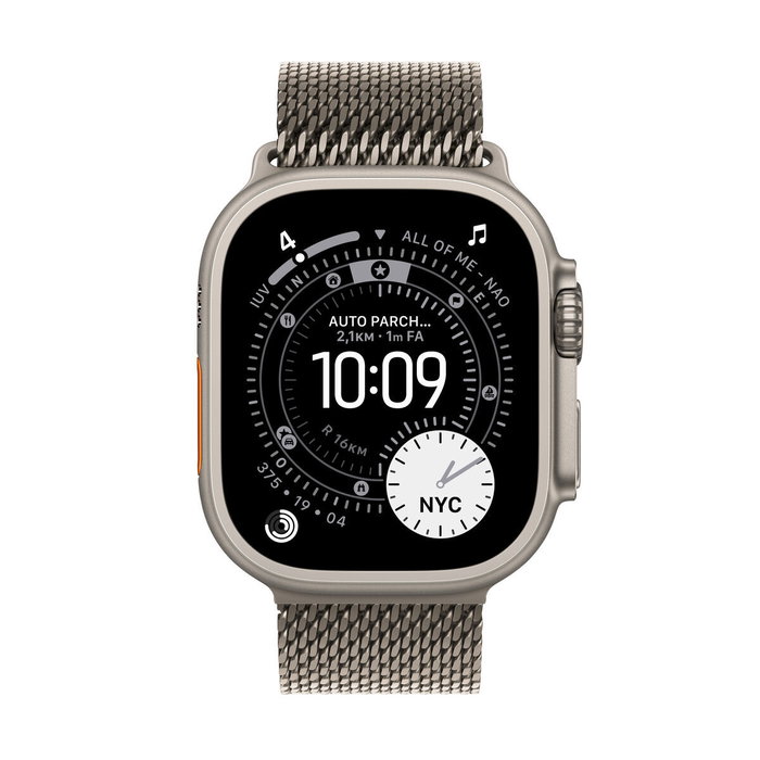 Montre intelligente Apple MF0E4QL/A Titane 49 mm Montre intelligente Apple MF0E4QL/A Titane 49 mm