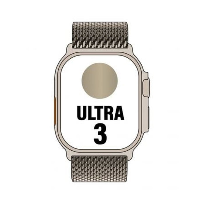 Montre intelligente Apple MF0E4QL/A Titane 49 mm Montre intelligente Apple MF0E4QL/A Titane 49 mm