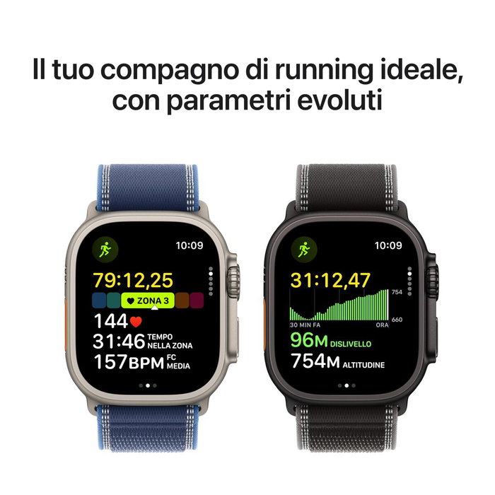 Montre intelligente Apple MF0E4QL/A Titane 49 mm Montre intelligente Apple MF0E4QL/A Titane 49 mm