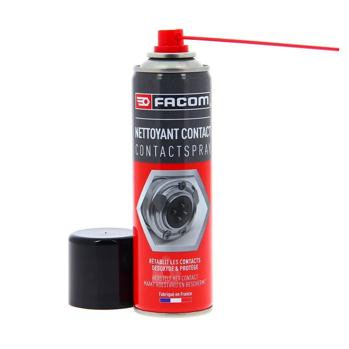 Facom Nettoyant contact avec tuyau prolongateur - Aérosol - 250 ml Facom Nettoyant contact avec tuyau prolongateur - Aérosol - 250 ml