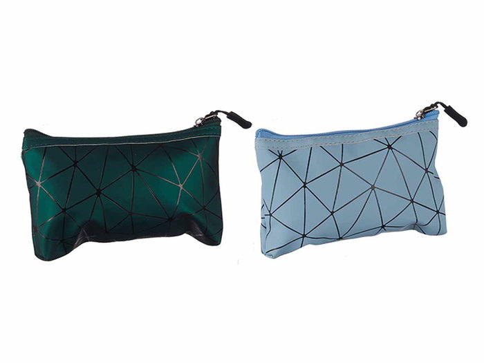 BERILO Nécessaire rectangulaire PEQ bleu et vert