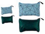 BERILO Nécessaire rectangulaire PEQ bleu et vert