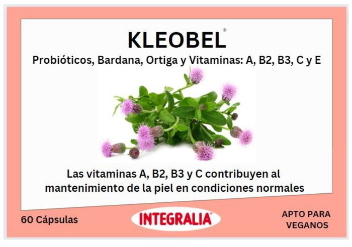 INTEGRALIA KLEOBEL avec Probiotiques 60 capsules