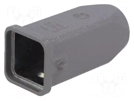 HARTING Boîtier pour connecteurs HDC Han® A taille 3A droit gris