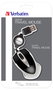 Verbatim Souris optique de voyage Go Mini USB - Mini souris portable avec capteur 1000 dpi et câble rétractable, Noir