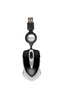 Verbatim Souris optique de voyage Go Mini USB - Mini souris portable avec capteur 1000 dpi et câble rétractable, Noir