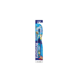Elgydium Junior Splash Brosse à dents enfant Bleu - Soins bucco-dentaires