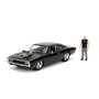 JADA TOYS - Figurine Dominic Toretto et Voiture Dodge Charger R/T Fast & Furious 1:24 - Portes, Capot et Maletero Ouvrants