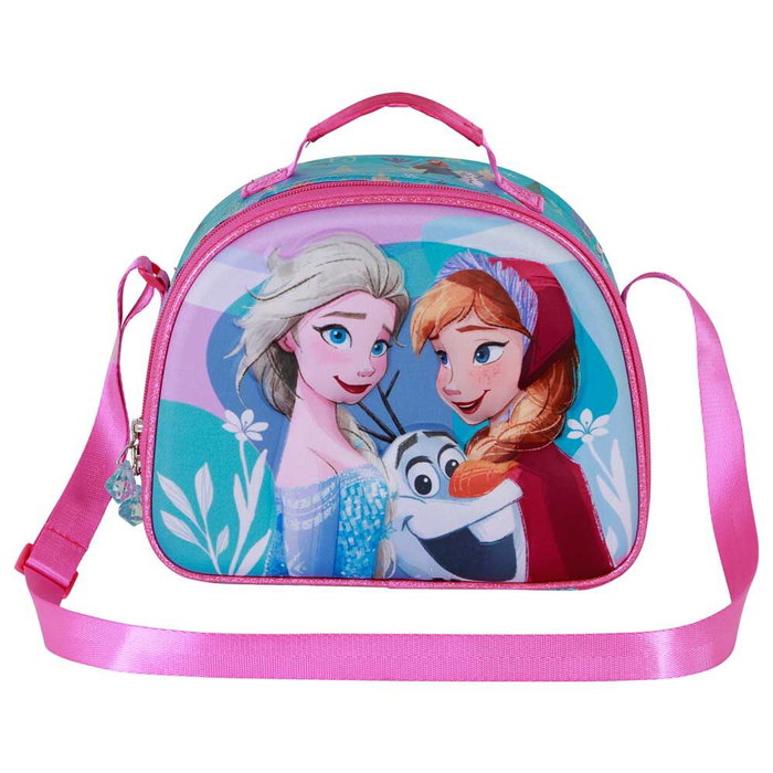 KARACTERMANIA Sac à goûter isotherme 3D pour enfant, thème Frozen 2 Disney, 20x25.5x10 cm, avec sangle réglable et accroche-poussette KARACTERMANIA Sac à goûter isotherme 3D pour enfant, thème Frozen 2 Disney, 20x25.5x10 cm, avec sangle réglable et accroche-poussette