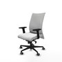 Piqueras Y Crespo Chaise Albacete confidente, Blanc, Mécanisme Synchrone, Bras 2D