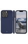 dbramante1928 Coque de protection recyclée transparente compatible avec le chargeur sans fil pour iPhone 14 Pro, couleur Pacific Blue - Protection des impacts