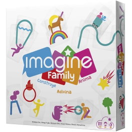 Asmodee Imagine Family Jeu de Société Créatif à partir de 8 Ans – 3 à 8 Joueurs – Cocktail Games