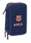 F.C. Barcelona Plumier Triple 37 Pièces - 2ème Équipement - Dimensions 12.5x19.5x5.5 cm - À partir de 3 ans