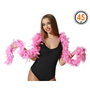 BigBuy Carnival Boa de plumes rose Années 20