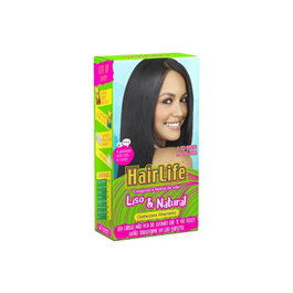 Novex Hairlife Liso&Natural - Kit de lissage capillaire avec crème relaxante, neutralisant et huile d'avocat - Laisse les cheveux doux, brillants et disciplinés