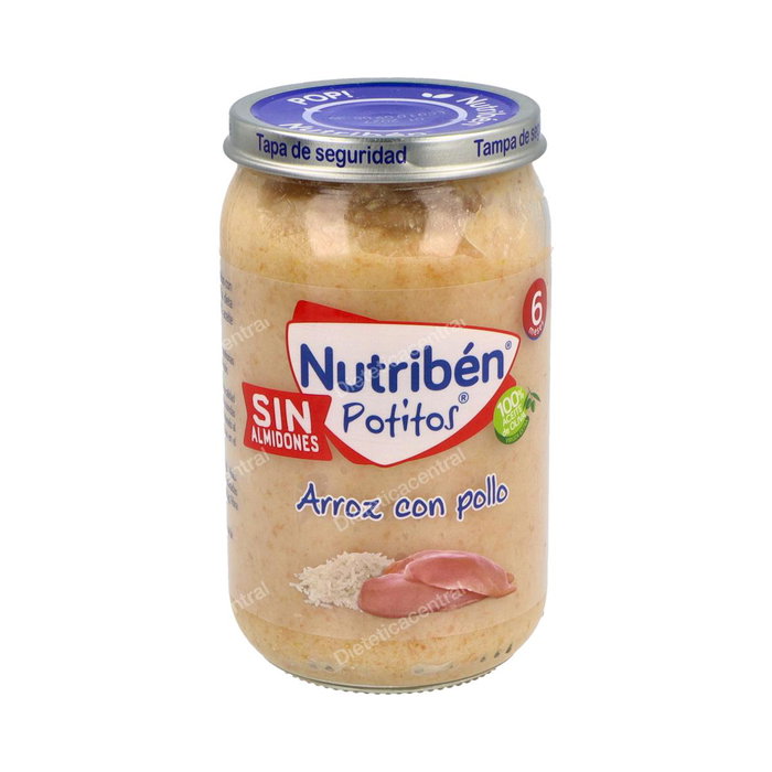 Nutriben Pot de poulet avec riz pour bébé dès 6 mois 235g Nutriben Pot de poulet avec riz pour bébé dès 6 mois 235g
