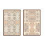 Home ESPRIT Cadre Coton Bois d'acacia 75 x 3 x 105 cm