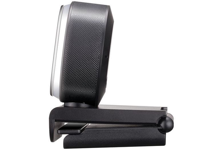Sandberg Streamer USB Webcam Pro - Webcam pour Streaming et Appels Vidéo Full HD 1080p 60fps avec Microphone et Anneau Lumineux USB
