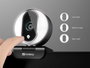 Sandberg Streamer USB Webcam Pro - Webcam pour Streaming et Appels Vidéo Full HD 1080p 60fps avec Microphone et Anneau Lumineux USB