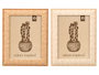 GIFTDECOR Lot de 24 cadres photo finition tressée 15x20cm