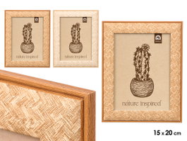 GIFTDECOR Lot de 24 cadres photo finition tressée 15x20cm