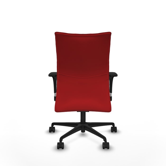 Piqueras Y Crespo Silla Albacete Confidente Rouge Similicuir avec Mécanisme Synchrone Piqueras Y Crespo Silla Albacete Confidente Rouge Similicuir avec Mécanisme Synchrone
