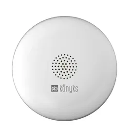 KONYKS Osafe - Détecteur de fuite d'eau intelligent avec alarme 75 dB - Compatible WiFi 2.4 GHz, Bluetooth, Tuya Smart - IP67 - CR123A inclus