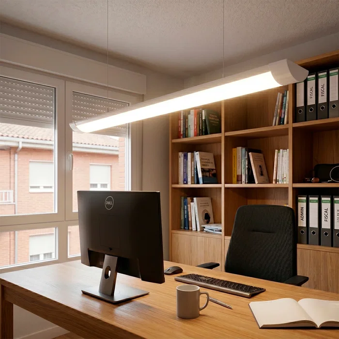 Luminaria LED Linéaire de Surface 40W 120Lm/W 4800Lm CCT Réglable 120cm 40,000h