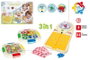 Color Baby Parchis-Oca et Bingo Electronique 3 en 1 - Jeu de Société Multilingue dès 5 Ans - 4 Piles AA