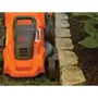 Black+Decker Tondeuse Électrique Filaire LM2000-QS - 2000W, 48 cm de Coupe, Système Mulching, Éjection Latérale ou Bac 50L - Compacte, Edgemax, E-drive