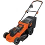 Black+Decker Tondeuse Électrique Filaire LM2000-QS - 2000W, 48 cm de Coupe, Système Mulching, Éjection Latérale ou Bac 50L - Compacte, Edgemax, E-drive
