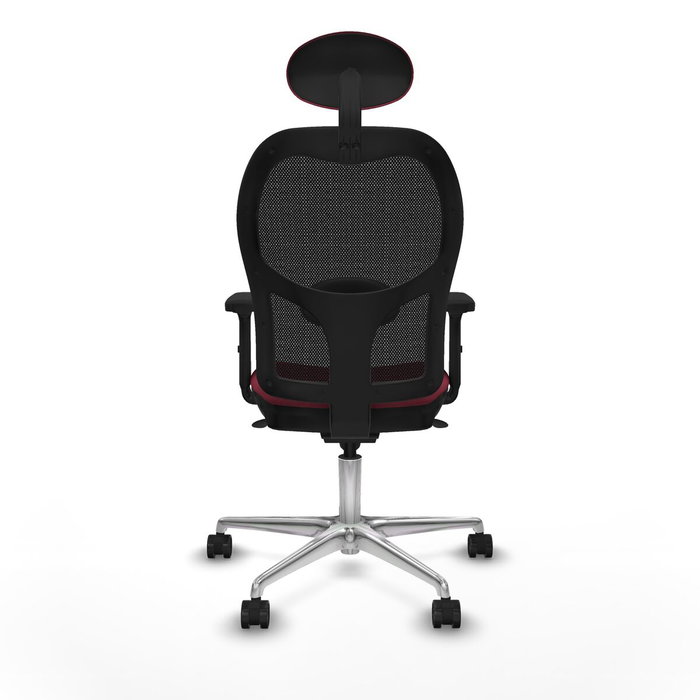 Piqueras y Crespo Chaise de Bureau avec Appui-tête 2D086N1 Bordeaux