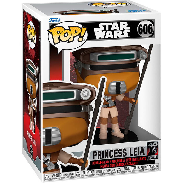 Funko Pop Star Wars 40ème Anniversaire Princesa Leia (Boushh) Funko Pop Star Wars 40ème Anniversaire Princesa Leia (Boushh)